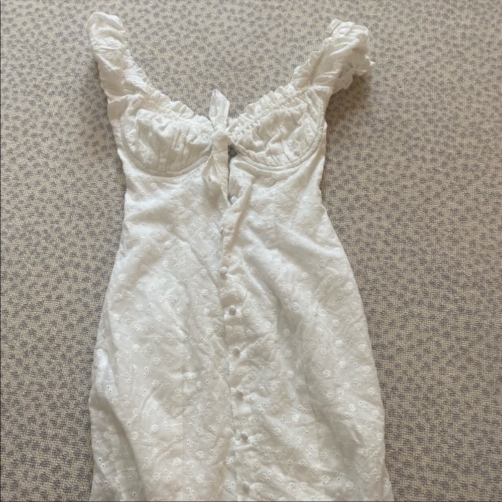 Princess Polly white mini dress